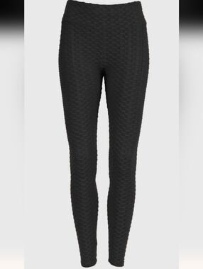 Women's Lane Bryant Honey Comb Leggings, Masks Imperfections Black Sz C/D 18/20
